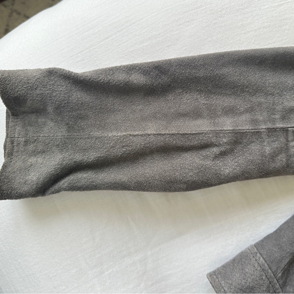 BLANKNYC grey suede moto jacket - Picture 5 of 10